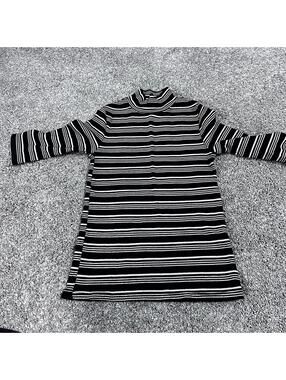 Zara Women's Black and White Stripped Shirt size XS